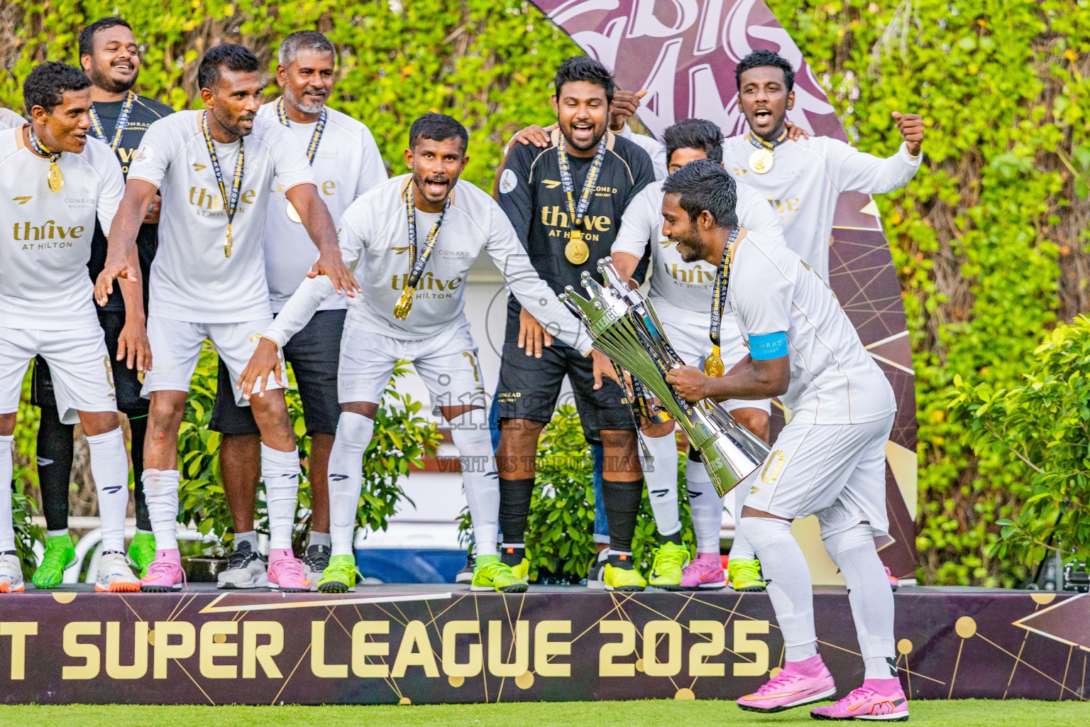 Conrad Maldives vs Joali Maldives in the Final of Resort Super League 2025 was held on Wednesday, 5th November 2025 in Jumeirah Olhaheli Island Maldives, Photos: Areef Adam / images.mv