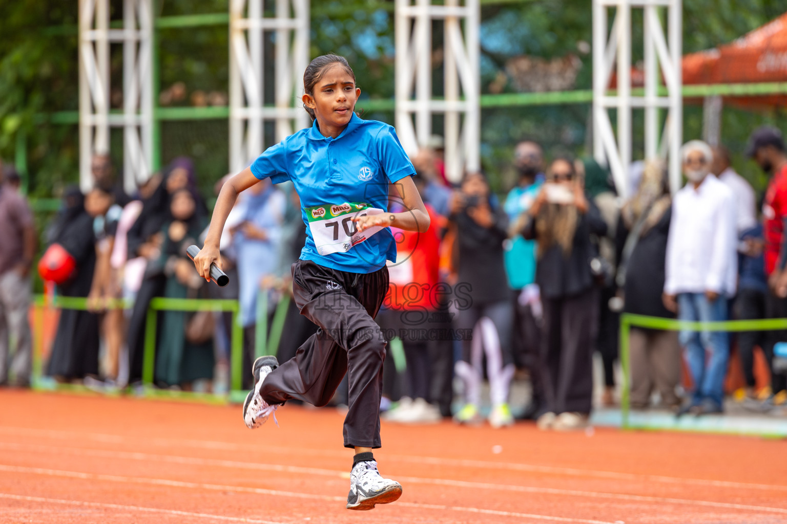 Day 6 of Inter-school Athletics Championship 2025 held in Ekuveni Synthetic Track, Male', Maldives on Sunday, 12th October 2025. Photos by: Ismail Thoriq / Images.mv