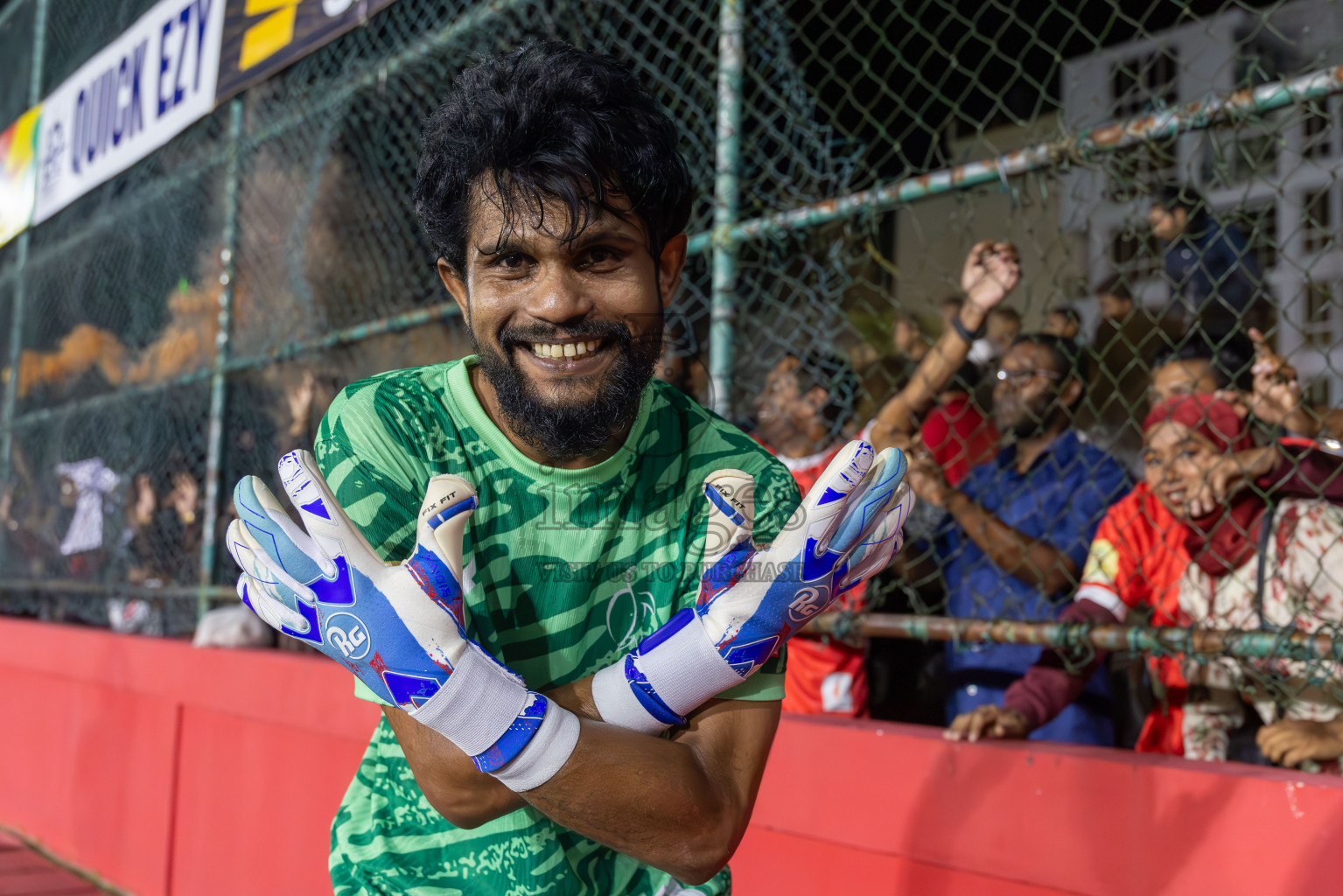 F Dhanraboodhoo vs F Magoodhoo in Faafu Atoll Finals in Day 25 of Golden Futsal Challenge 2025 was held on Wednesday , 28th January 2025, in Hulhumale', Maldives. Photos: Abdulla Abeed / images.mv