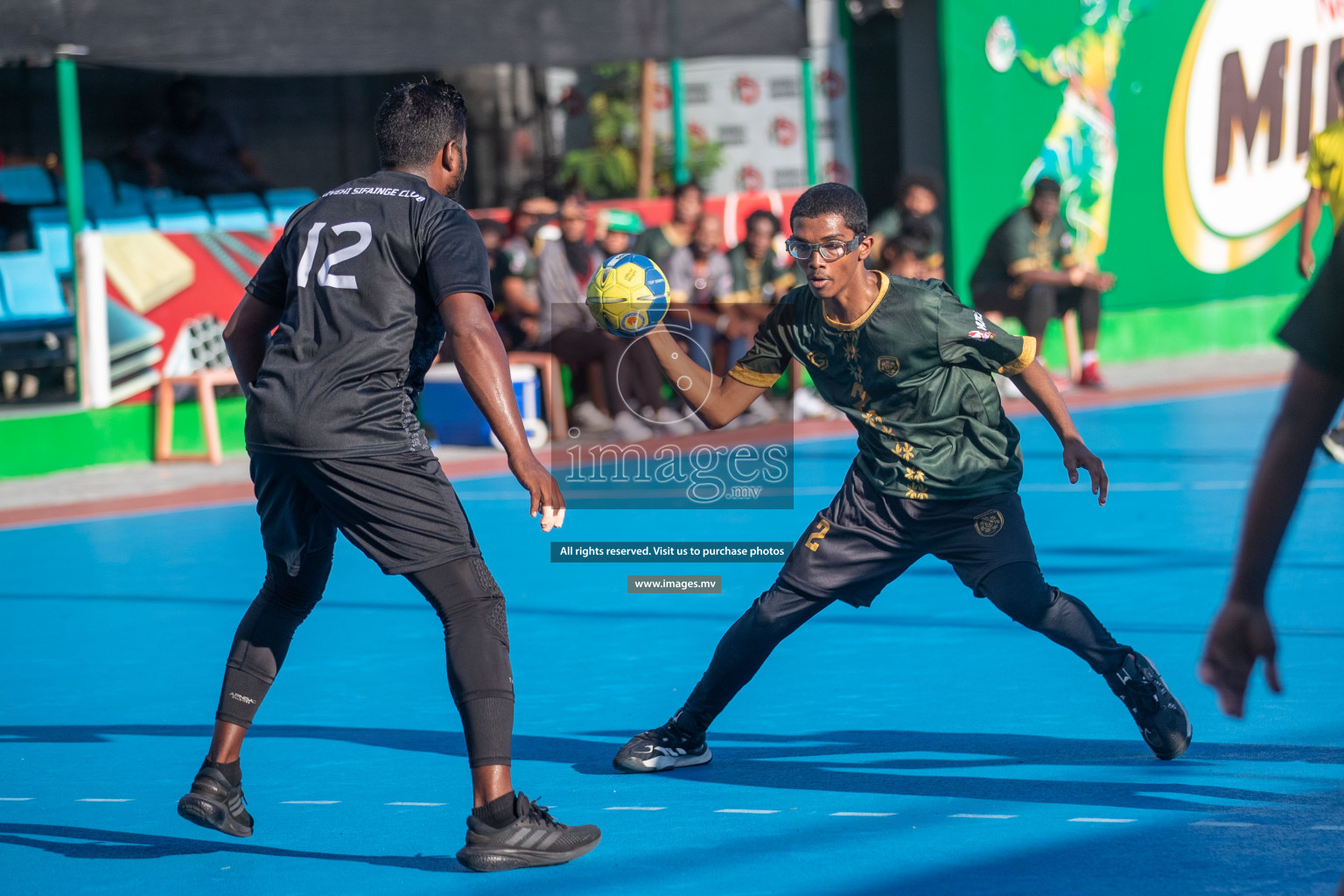 Day 5 of 6th MILO Handball Maldives Championship 2023, held in Handball ground, Male', Maldives on Friday, 24th May 2023 Photos: Shuu Abdul Sattar/ Images.mv