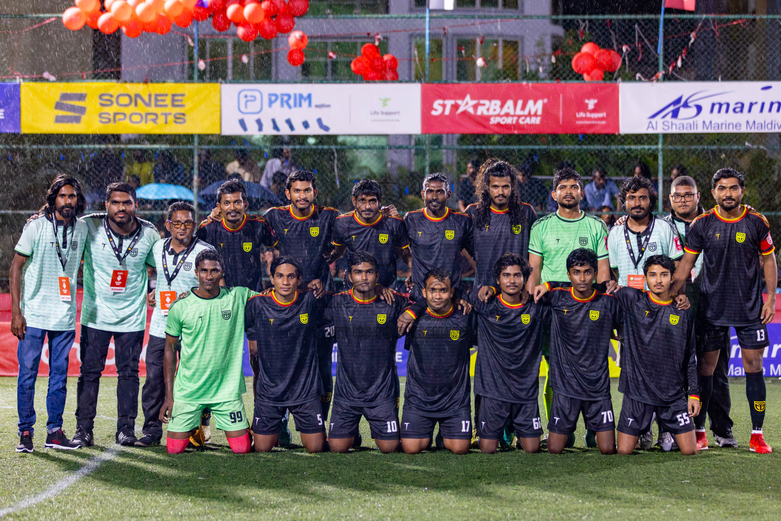 B Thulhaadhoo vs B Eydhafushi in Day 26 of Golden Futsal Challenge 2024 was held on Friday , 9th February 2024 in Hulhumale', Maldives
Photos: Hassan Simah / images.mv