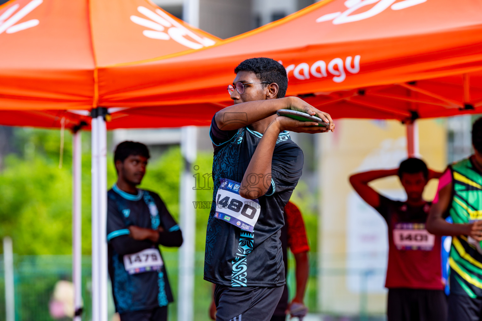 Day 5 of MWSC Interschool Athletics Championships 2024 held in Hulhumale Running Track, Hulhumale, Maldives on Wednesday, 13th November 2024. Photos by: Nausham Waheed / Images.mv