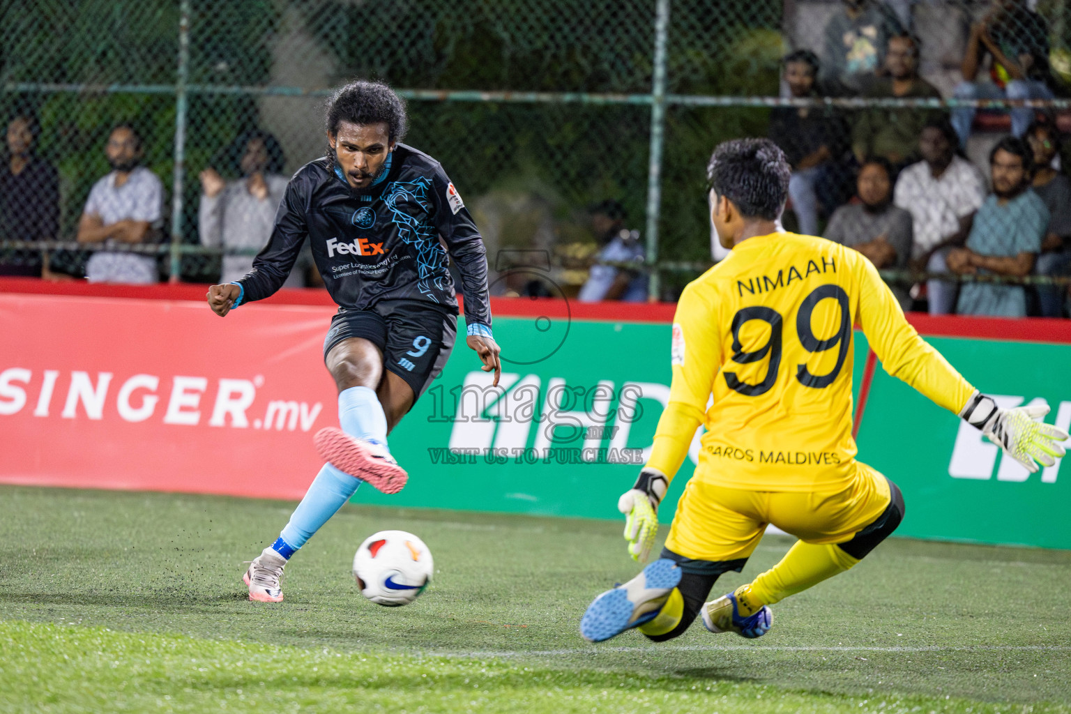 CLUB TTS vs Baros Maldives in Club Maldives Cup 2024 held in Rehendi Futsal Ground, Hulhumale', Maldives on Monday, 23rd September 2024. 
Photos: Hassan Simah / images.mv