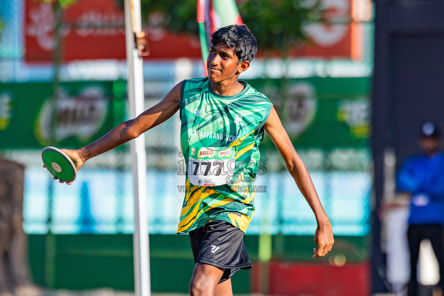 Day 1 of Inter-school Athletics Championship 2025 held in Ekuveni Synthetic Track, Male', Maldives on Monday, 06th October 2025. Photos by: Areef Adam  / Images.mv