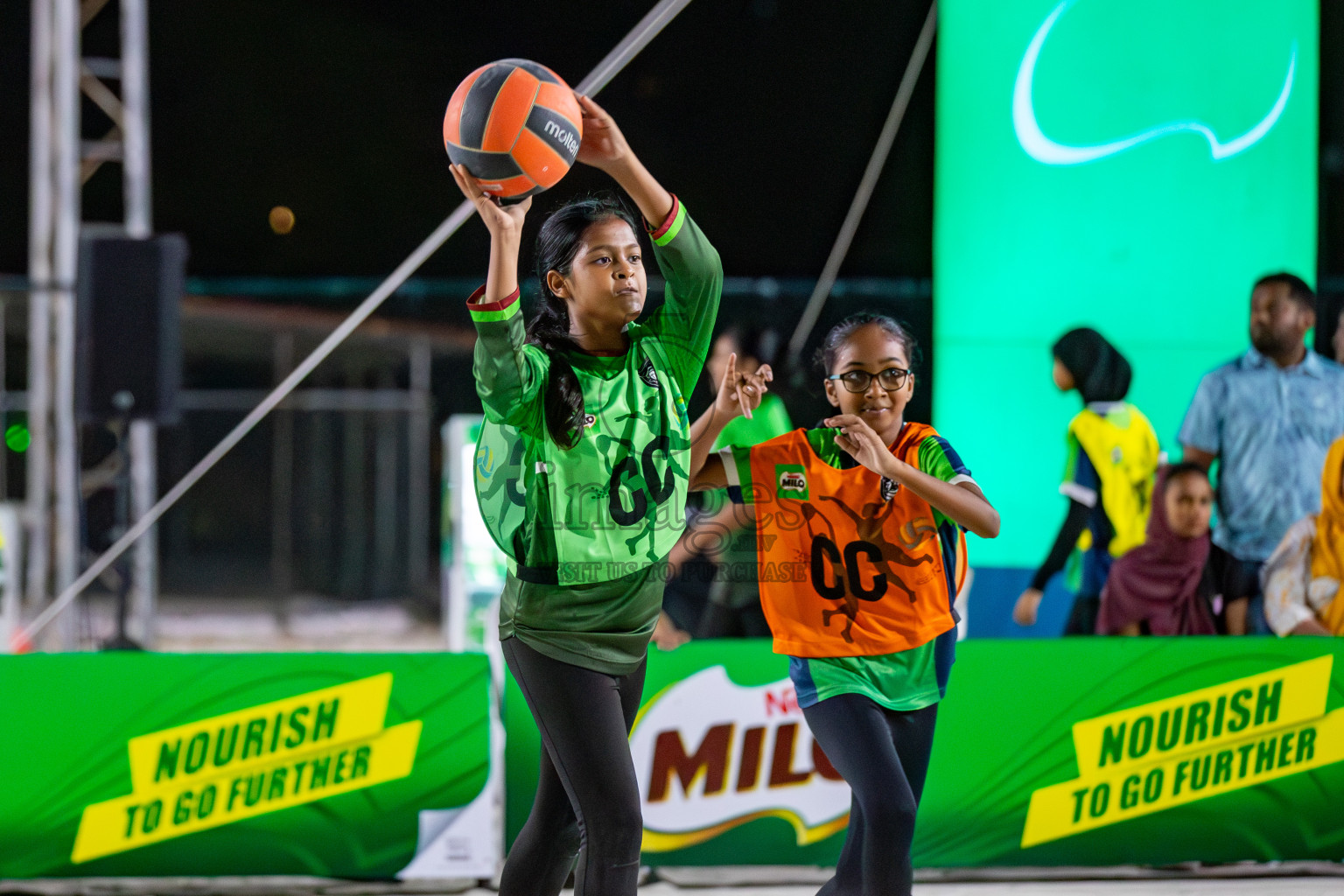 Day 1 of Milo Ramadan Half Court Netball Challenge on 21st March 2024, held in Central Park, Hulhumale, Male', Maldives