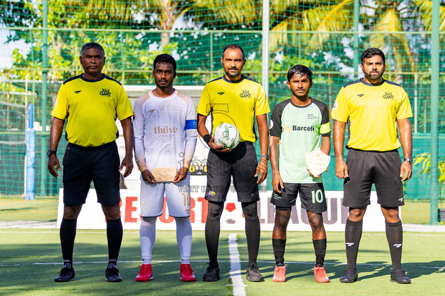 Barcelo vs Conrad in the Final of Resort League 2025 (Ari Zone) was held on Sunday, 28th June 2025 in Conrad Maldives Rangali Island, Alif Dhaalu Atoll, Maldives. Photos: Nausham Waheed / images.mv