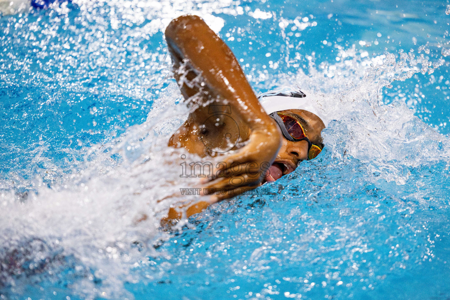 Day 4 of National Swimming Championship 2024 held in Hulhumale', Maldives on Monday, 16th December 2024. Photos: Hassan Simah / images.mv