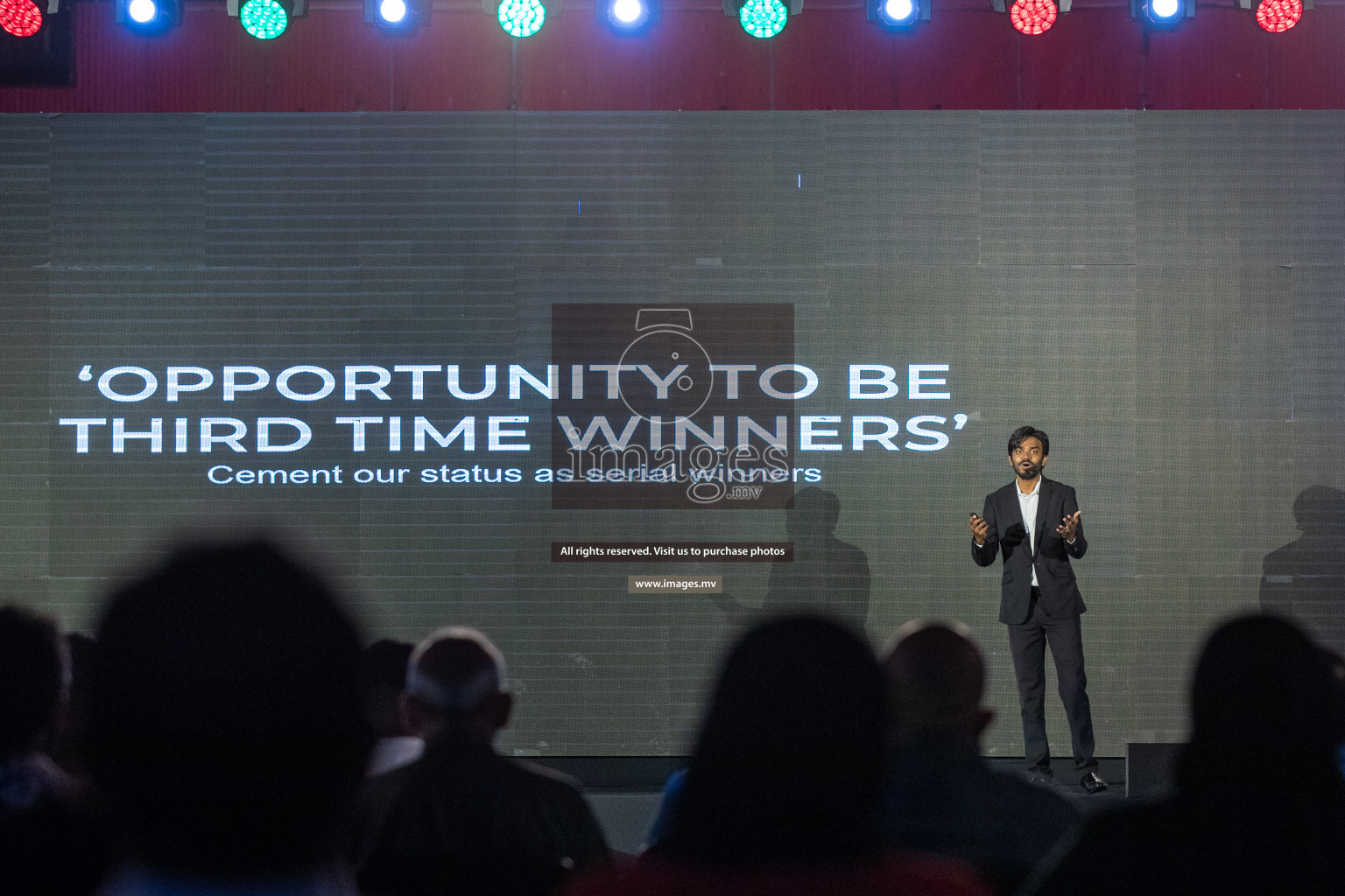 SAFF Championship 2021 Launching event was held in National Stadium, Male', Maldives on Sunday, 12th September 2021. Photos: Ismail Thoriq / images.mv