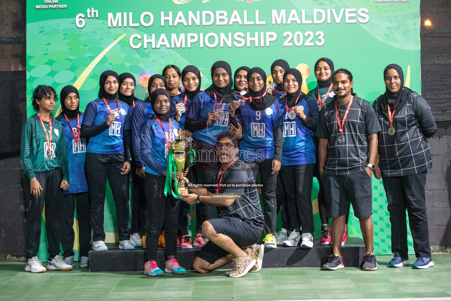 Finals of 6th MILO Handball Maldives Championship 2023, held in Handball ground, Male', Maldives on 10th June 2023 Photos: Nausham waheed / images.mv