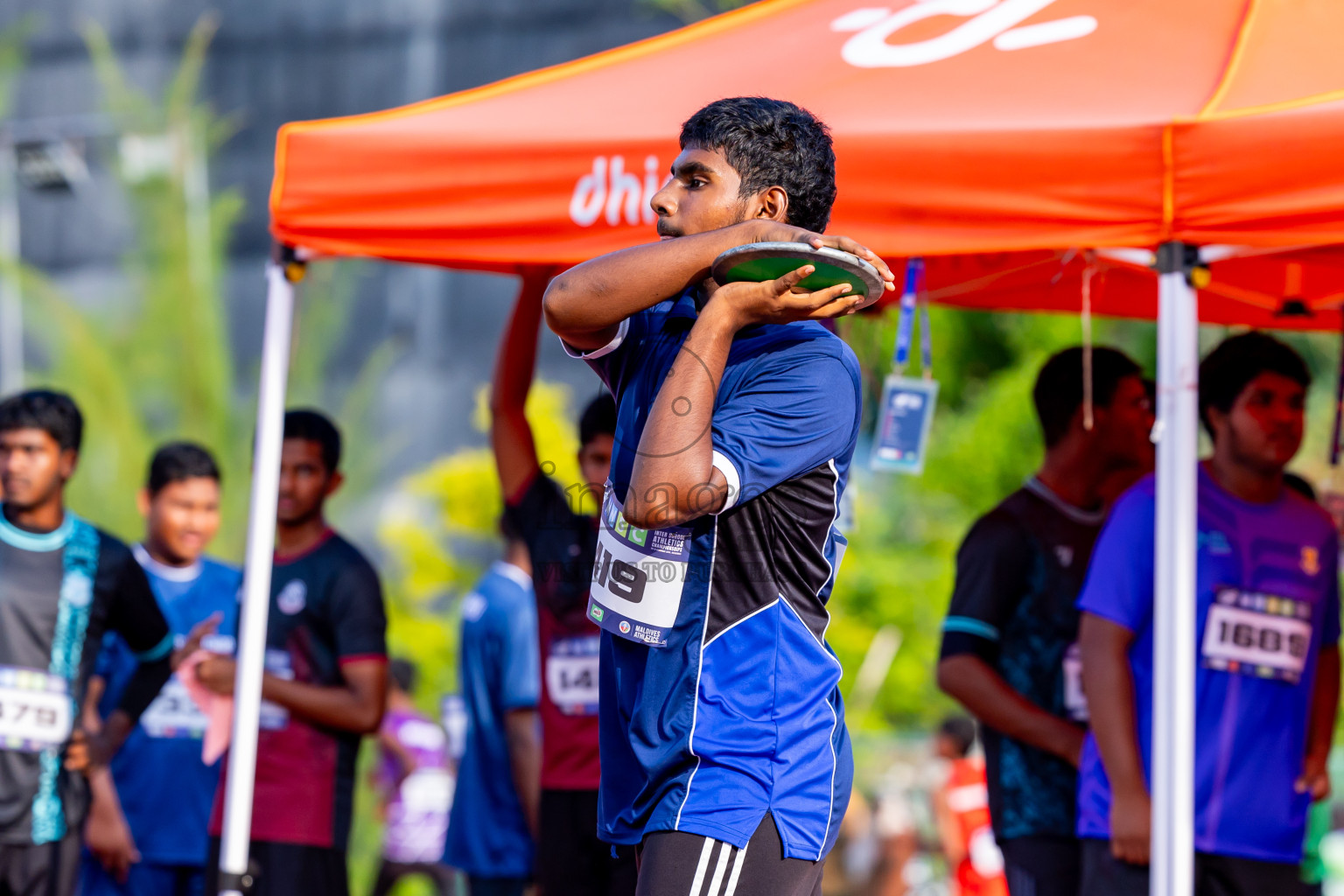 Day 5 of MWSC Interschool Athletics Championships 2024 held in Hulhumale Running Track, Hulhumale, Maldives on Wednesday, 13th November 2024. Photos by: Nausham Waheed / Images.mv