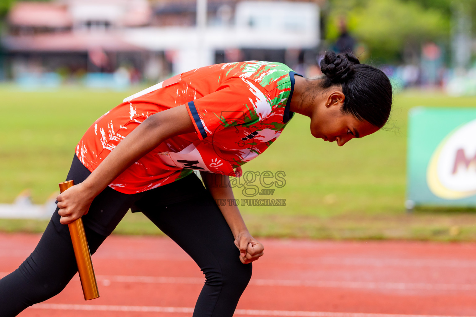 Day 6 of Inter-school Athletics Championship 2025 held in Ekuveni Synthetic Track, Male', Maldives on Sunday, 12th October 2025. Photos by: Nausham Waheed / Images.mv