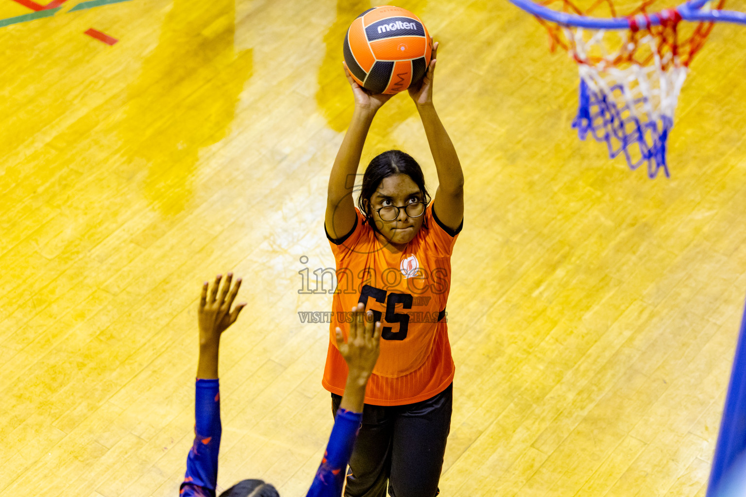 Day 6 of 25th Inter-School Netball Tournament was held in Social Center at Male', Maldives on Thursday, 15th August 2024. Photos: Nausham Waheed / images.mv