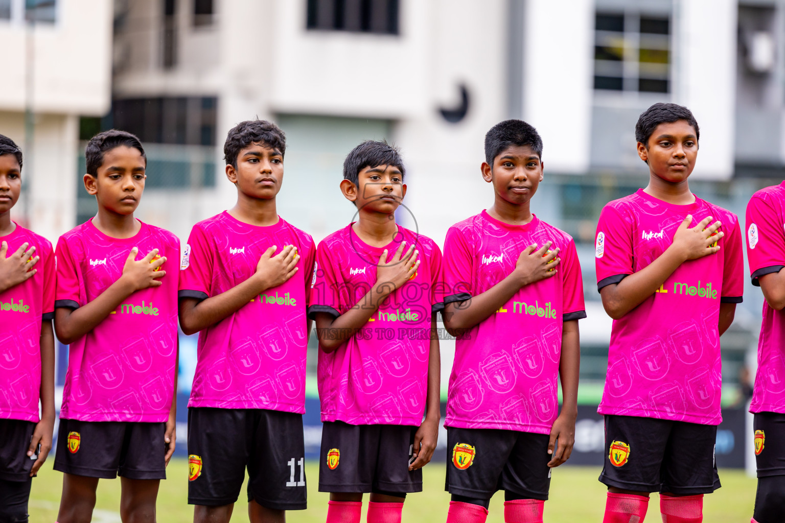 Club Eagles vs United Victory (U12) in Day 11 of Dhivehi Youth League 2024 held at Henveiru Stadium on Tuesday, 17th December 2024. Photos: Nausham Waheed / Images.mv