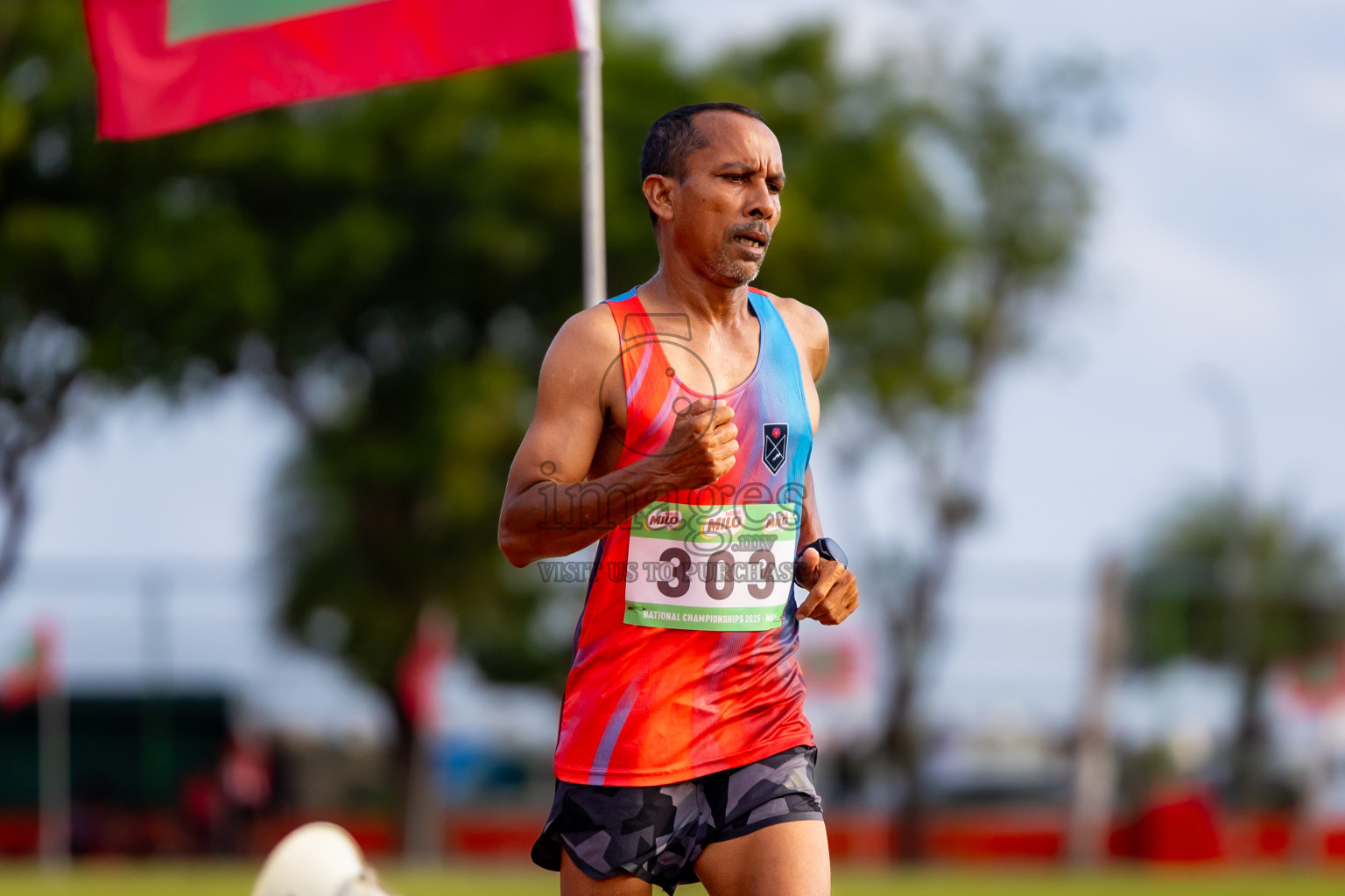 Day 1 of National Athletics Championship 2025 was held at Ekuveni Running Ground in Male', Maldives on Thursday, 14th August 2025. Photos: Nausham Waheed / images.mv