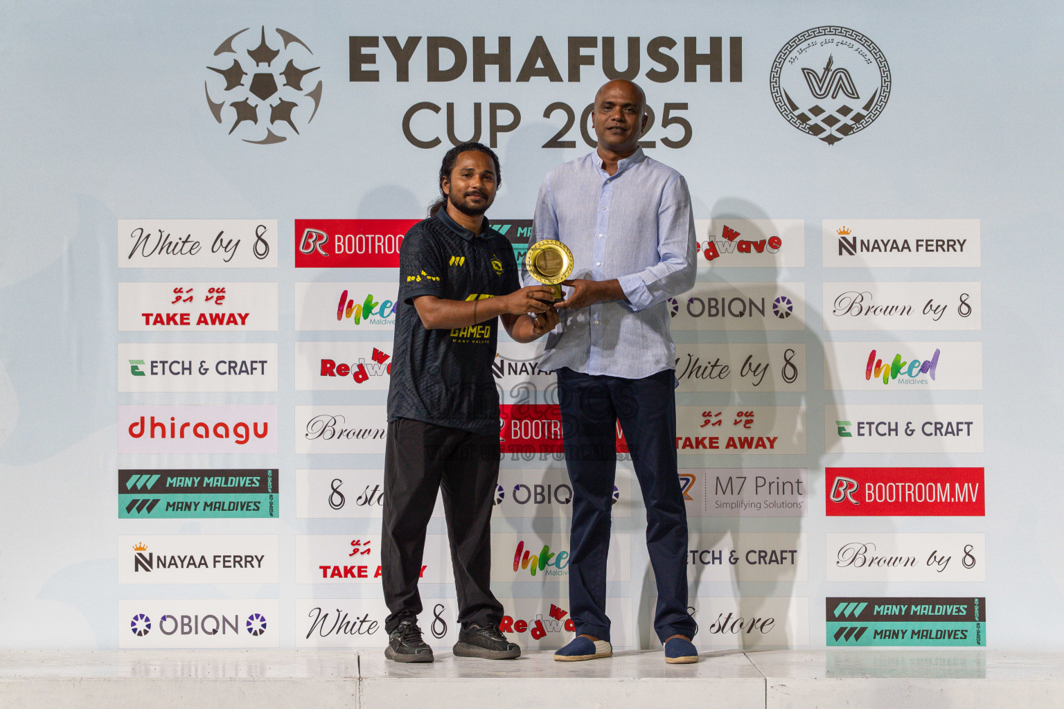 Final Match Irumathi Sports VS Velaa Sports Club in Day 9 of Eydhafushi Cup 2025 held in Eydhafushi Football Stadium at B. Eydhafushi, Maldives on Monday, 15th September 2025. Photos: Arif Rasheed / images.mv