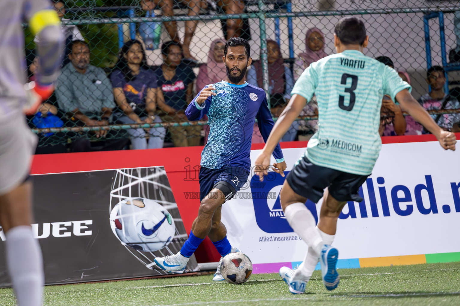 Dharumavantha vs Thauleemee Gulhun in Club Maldives Classic 2024 held in Rehendi Futsal Ground, Hulhumale', Maldives on Saturday, 14th September 2024. Photos: Ismail Thoriq / images.mv