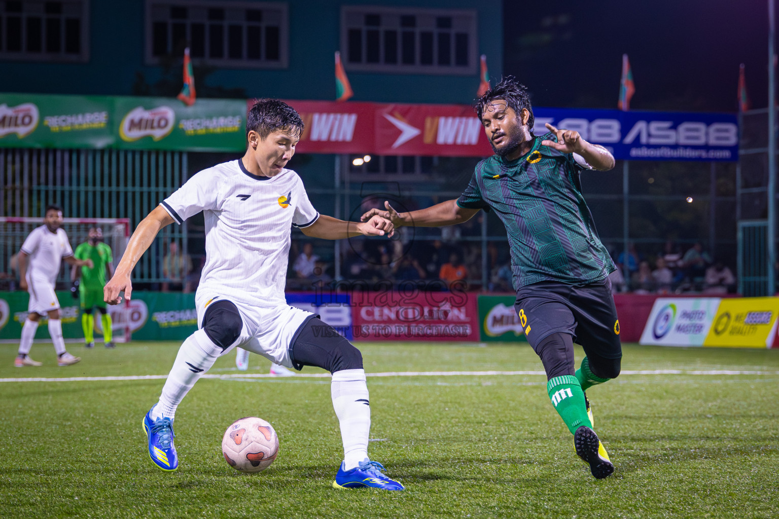 MIBSA vs HAWKS in Semi Finals of Milo Sector League 2025 was held in Rehendhi Futsal Ground, Hulhumale', Maldives on Saturday, 15th November 2025. Photos: Aeef Adam / images.mv