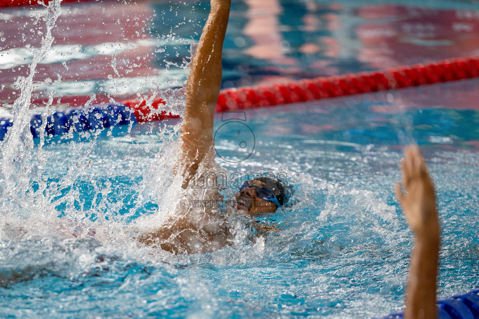 Day 4 of National Swimming Competition 2024 held in Hulhumale', Maldives on Monday, 16th December 2024. 
Photos: Hassan Simah / images.mv