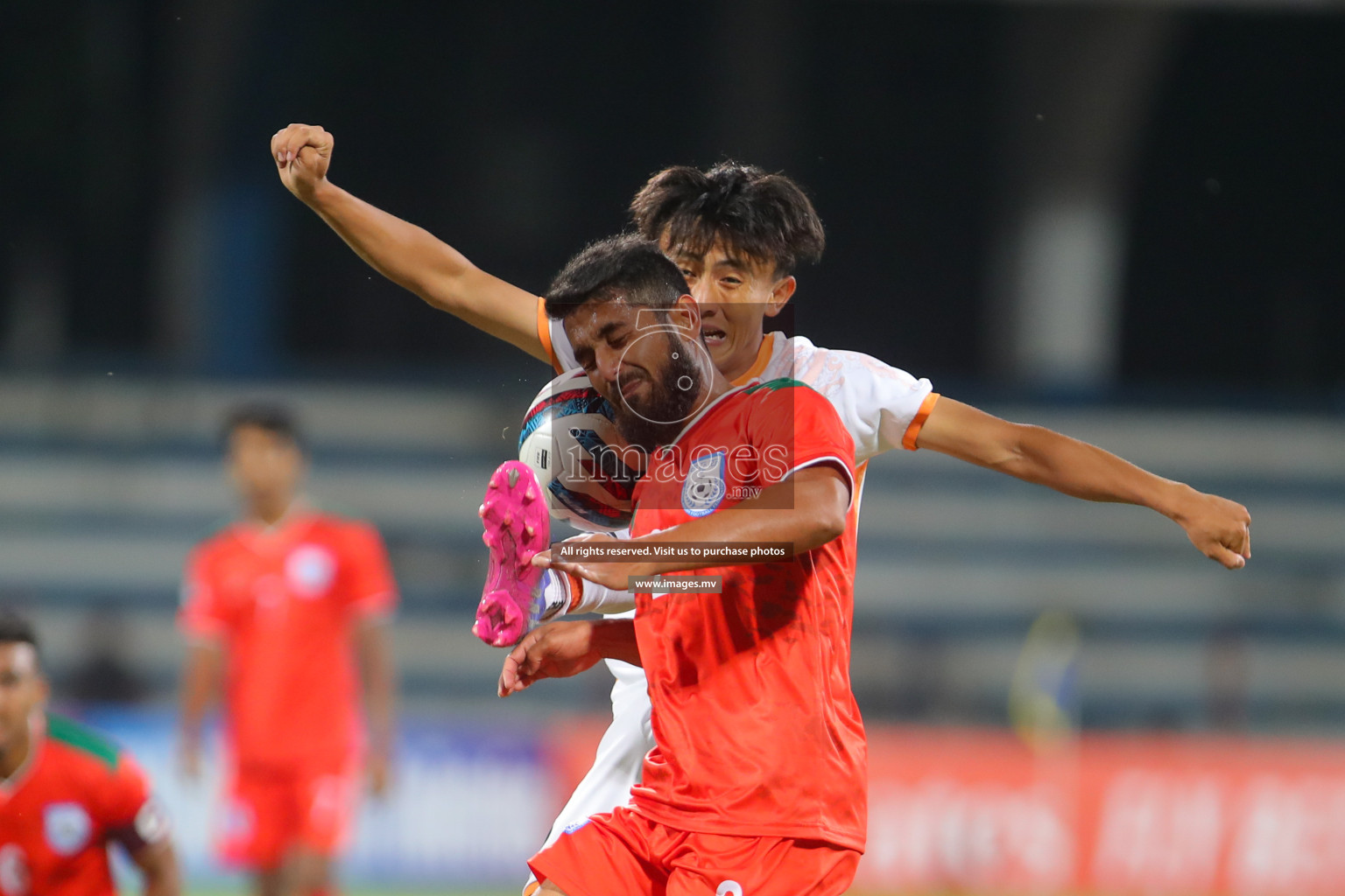 Bhutan vs Bangladesh in SAFF Championship 2023 held in Sree Kanteerava Stadium, Bengaluru, India, on Wednesday, 28th June 2023. Photos: Hassan Simah / images.mv