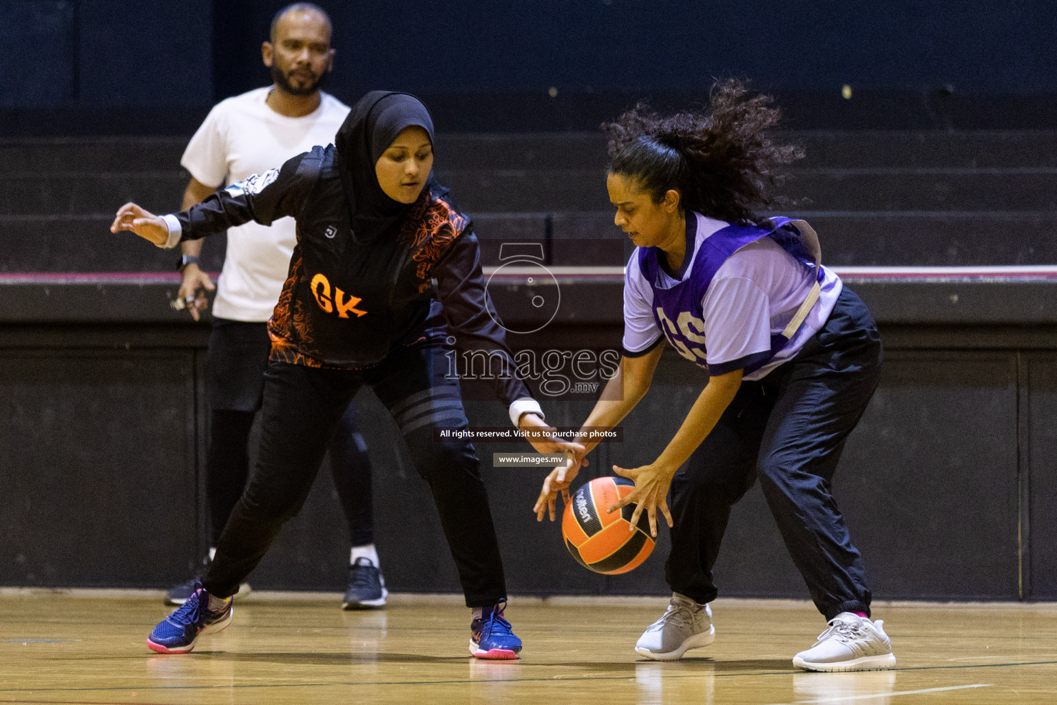 Club Matrix vs VYANSA in the Milo National Netball Tournament 2022 on 20 July 2022, held in Social Center, Male', Maldives. Photographer: Shuu / Images.mv