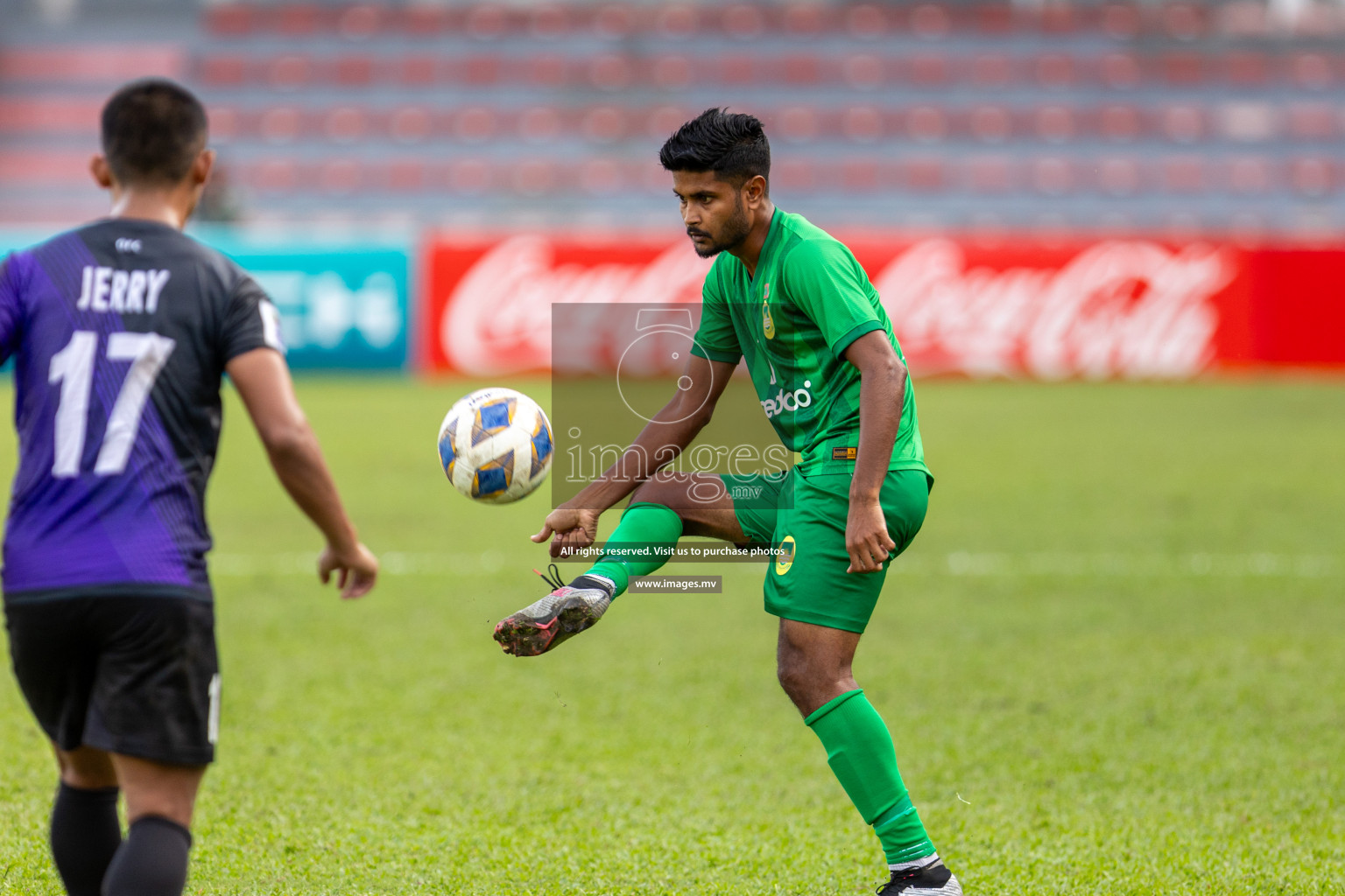 Maziya Sports & Recreation Club vs Odisha FC in the group stage of AFC Cup 2023 held in the National Stadium, Male, Maldives, on Tuesday 7th November 2023. Photos: Mohamed Mahfooz Moosa