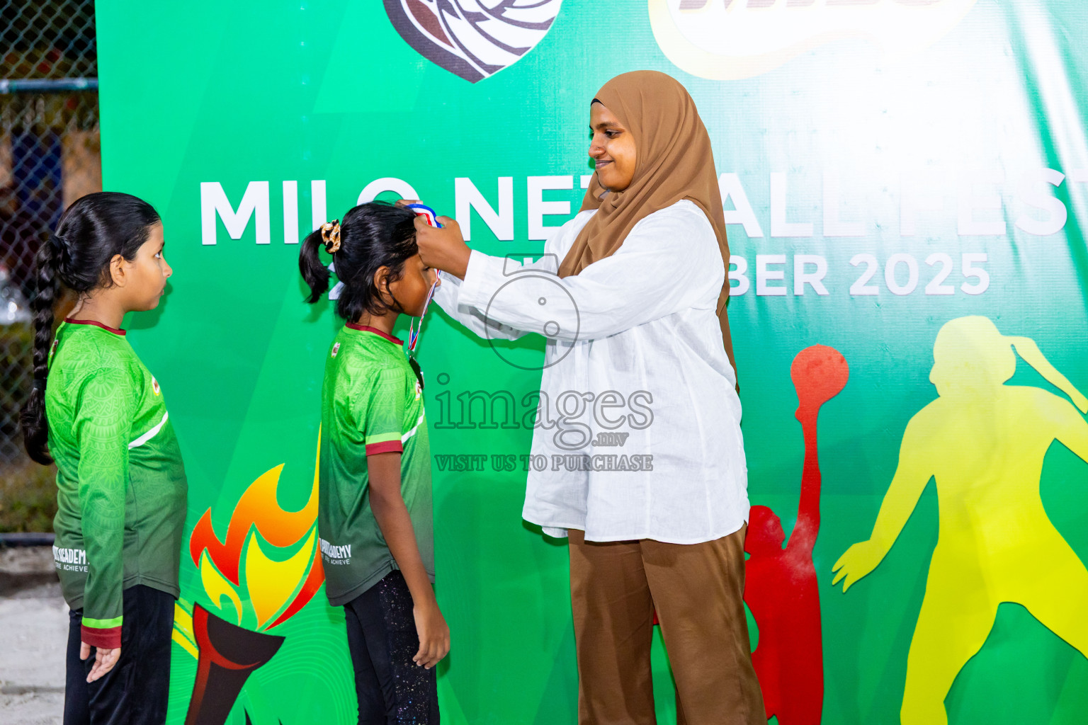 Day 2 of MILO Netball Fest 2025 was held in Cental Park, Hulhumale', Maldives on Friday, 21st November 2025. Photos: Nausham Waheed / images.mv