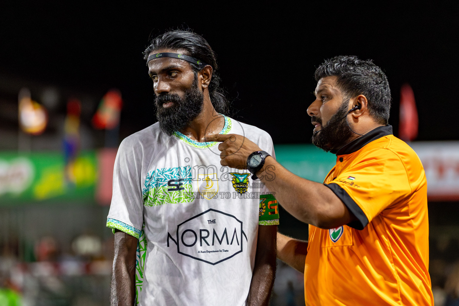 WAMCO vs STELCO RC in the Semi Finals of Club Maldives Cup 2024 held in Rehendi Futsal Ground, Hulhumale', Maldives on Monday, 14th October 2024. Photos: Hassan Simah / images.mv