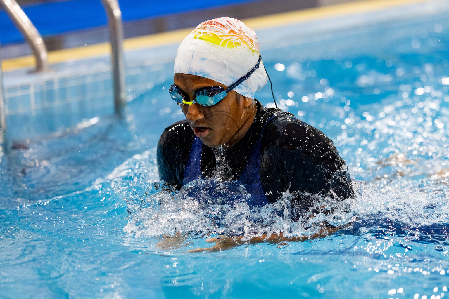 Day 5 of BML 21st Interschool Swimming Competition 2025 was held in Hulhumale' Swimming Pool, Hulhumale', Maldives on Wednesday, 15th October 2025. 
Photos: Hassan Simah / images.mv