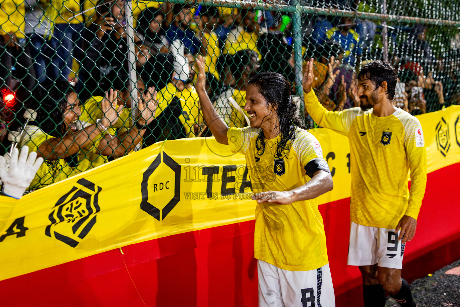 Dhiraagu vs RRC in Quarter Finals of Club Maldives Cup 2024 held in Rehendi Futsal Ground, Hulhumale', Maldives on Friday, 11th October 2024. Photos: Nausham Waheed / images.mv