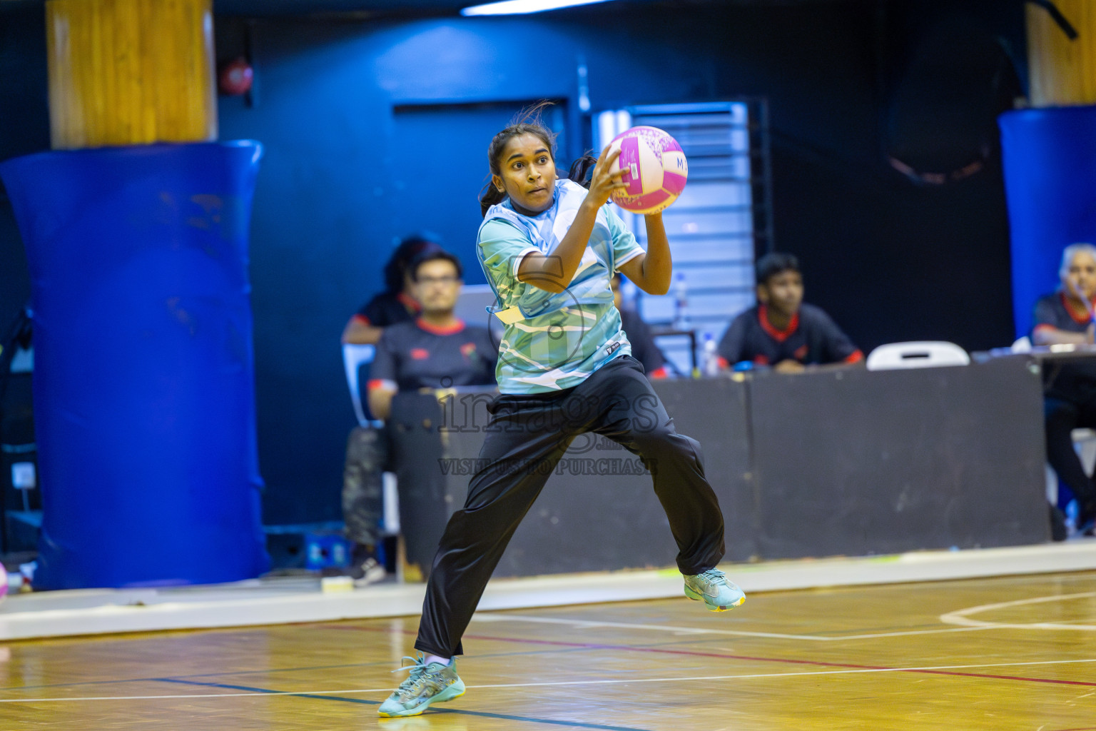 Day 5 of 26th Inter-School Netball Tournament 2025 was held in Social Center Indoor Hall on Wednesday, 22nd October 2025. Photos: Ismail Thoriq / images.mv