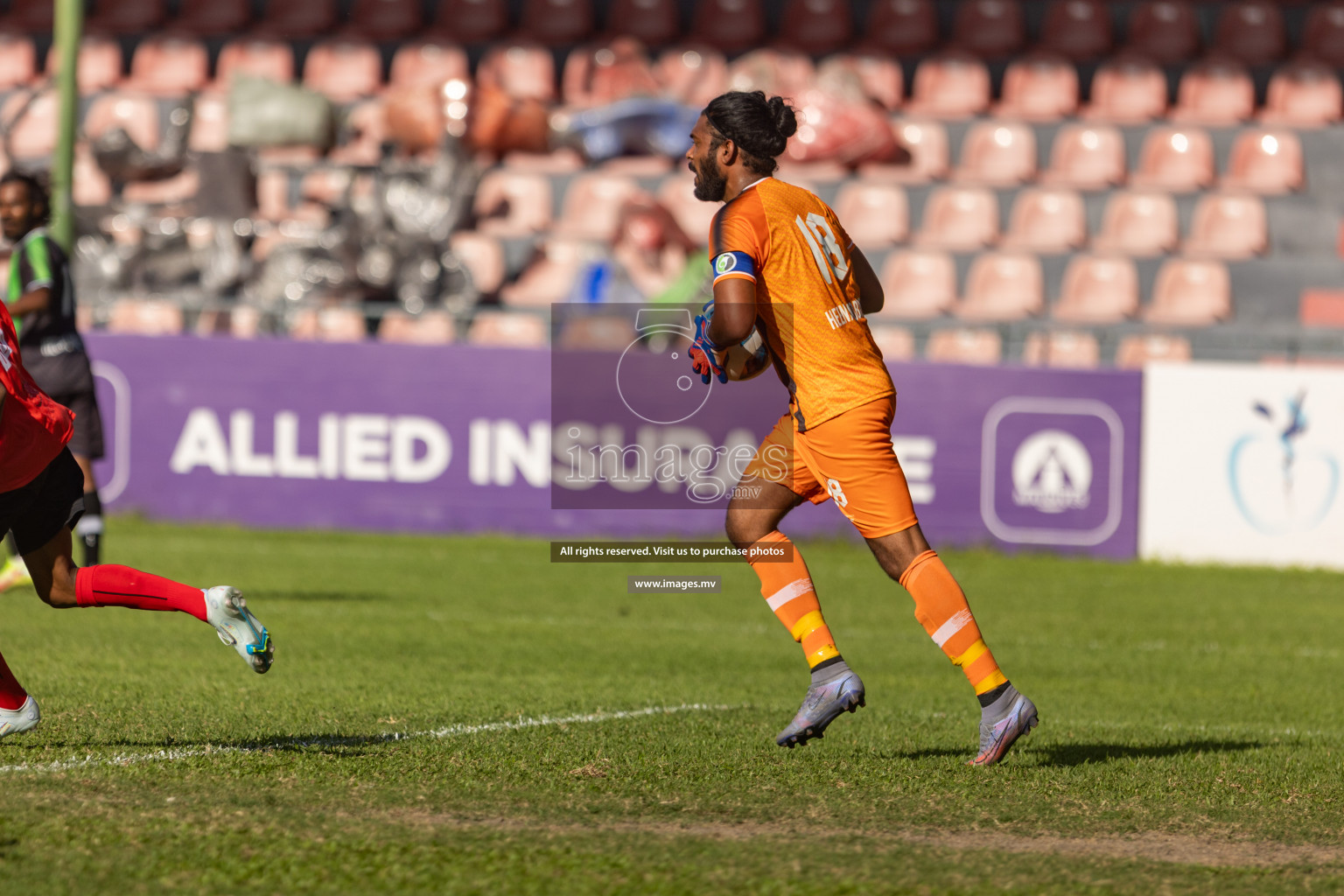 Biss Buru Sports vs JJ Sports Club  in 2nd Division 2022 on 14th July 2022, held in National Football Stadium, Male', Maldives Photos: Hassan Simah / Images.mv