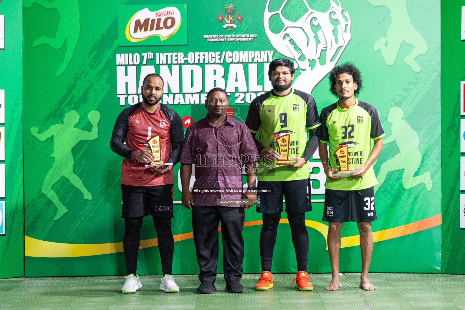 2nd Division Final of 7th Inter-Office/Company Handball Tournament 2023, held in Handball ground, Male', Maldives on Monday, 25th October 2023 Photos: Nausham Waheed/ Images.mv