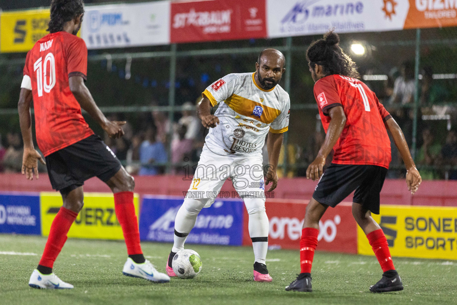 ADh Dhangethi VS ADh Kunburudhoo in Day 12 of Golden Futsal Challenge 2024 was held on Friday, 26th January 2024, in Hulhumale', Maldives Photos: Nausham Waheed / images.mv