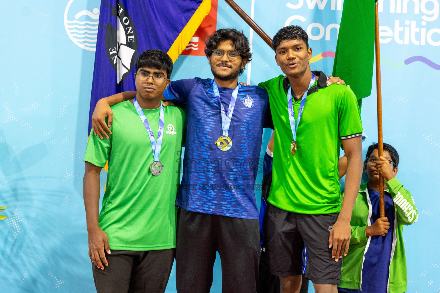 Day 4 of BML 21st Interschool Swimming Competition 2025 was held in Hulhumale' Swimming Pool, Hulhumale', Maldives on Tuesday, 14th October 2025. Photos: Mohamed Mahfooz Moosa / images.mv