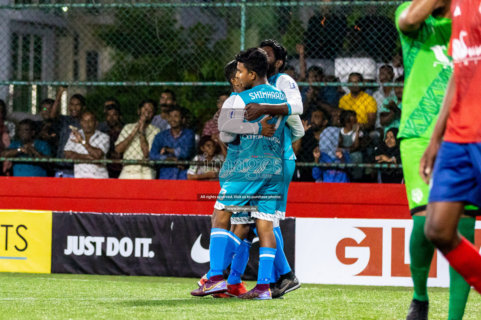 HA. Dhidhdhoo vs HA. Muraidhoo in Day 6 of Golden Futsal Challenge 2023 on 10 February 2023 in Hulhumale, Male, Maldives