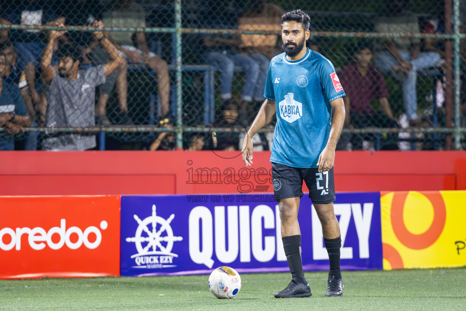 HDh Finey vs HDh Nolhivaranfaru in Day 5 of Golden Futsal Challenge 2025 on Thursday, 9th January 2025, in Hulhumale', Maldives
Photos: Ismail Thoriq / images.mv