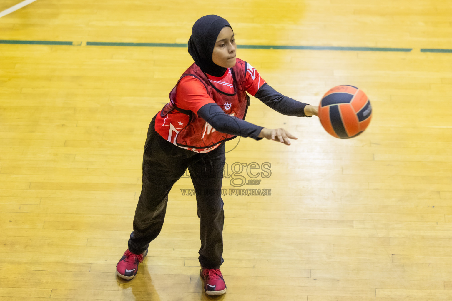 Day 11 of 25th Inter-School Netball Tournament was held in Social Center at Male', Maldives on Wednesday, 21st August 2024.