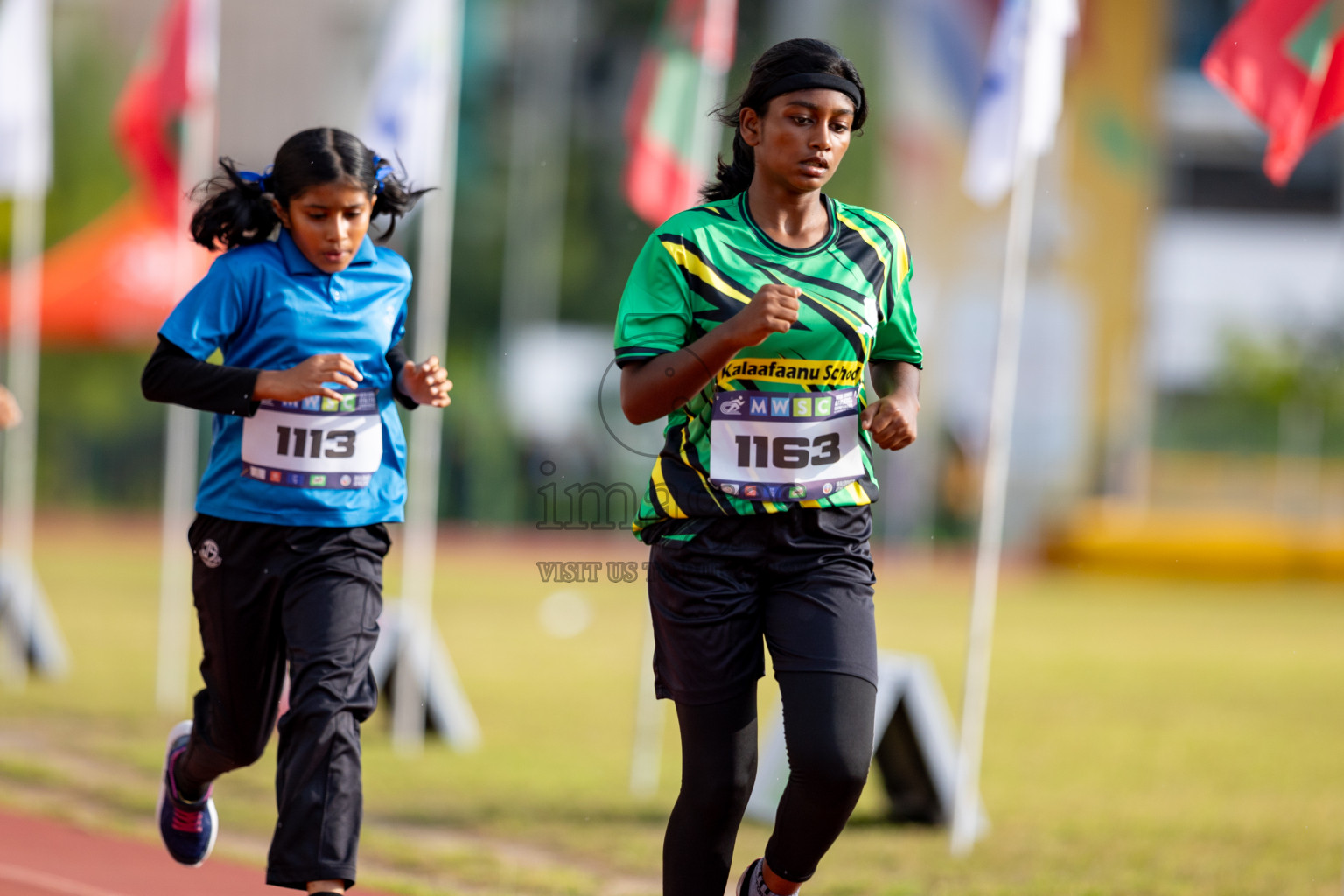 Day 3 of MWSC Interschool Athletics Championships 2024 held in Hulhumale Running Track, Hulhumale, Maldives on Monday, 11th November 2024. 
Photos by: Hassan Simah / Images.mv