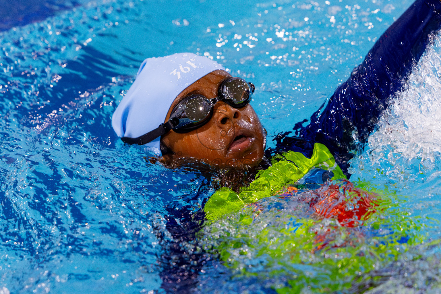 Day 1 of BML 5th National Swimming Kids Festival 2024 held in Hulhumale', Maldives on Monday, 18th November 2024. Photos: Nausham Waheed / images.mv