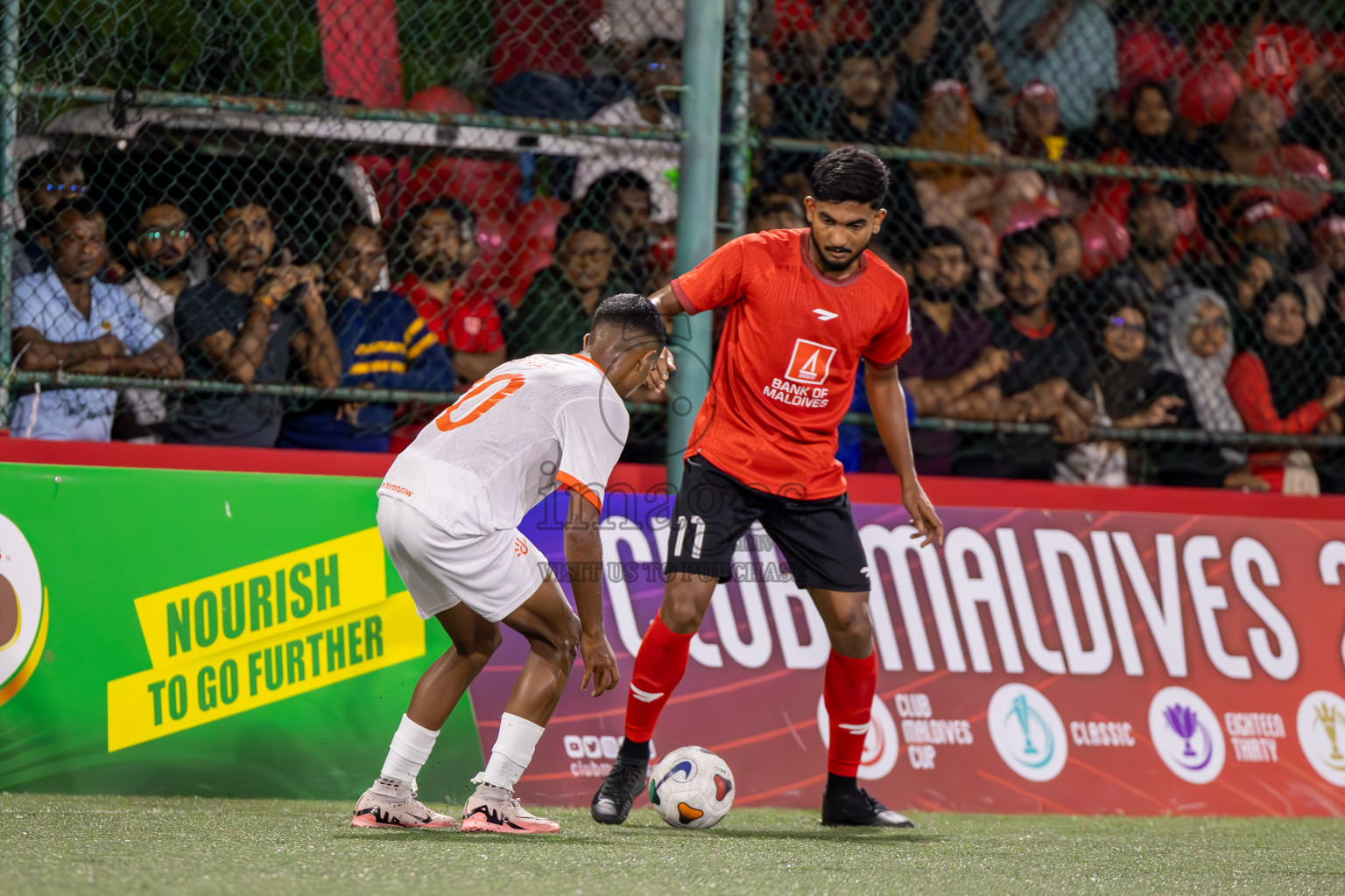 United BML vs Dhiraagu in Round of 16 of Club Maldives Cup 2024 held in Rehendi Futsal Ground, Hulhumale', Maldives on Tuesday, 8th October 2024. Photos: Ismail Thoriq / images.mv