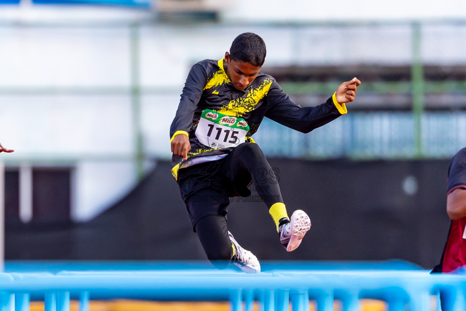 Day 5 of Inter-school Athletics Championship 2025 held in Ekuveni Synthetic Track, Male', Maldives on Saturday, 11th October 2025. Photos by: Nausham Waheed / Images.mv