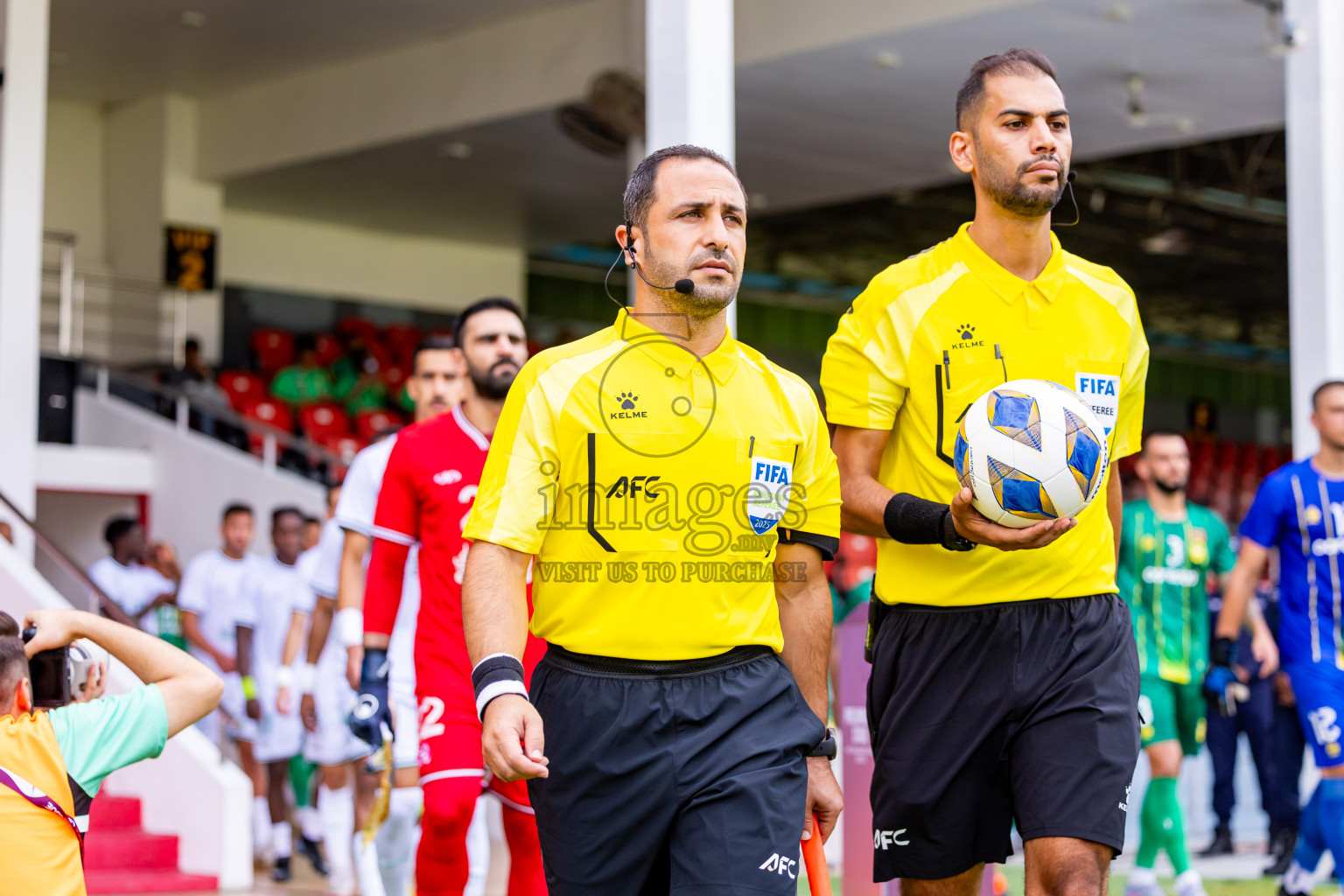 Maziya SC vs Al Arabi SC in AFC Challenge League 2025/26 Preliminary Stage was held at National Stadium in Male', Maldives on Tuesday, 12th August 2025. Photos: Nausham Waheed / images.mv