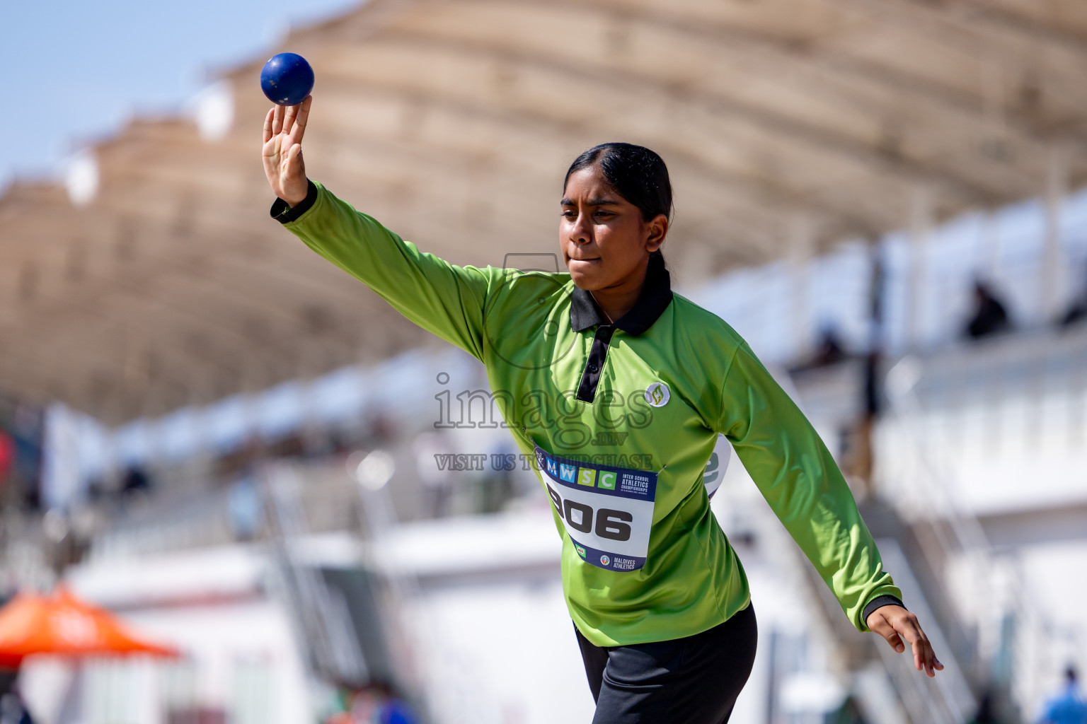 Day 4 of MWSC Interschool Athletics Championships 2024 held in Hulhumale Running Track, Hulhumale, Maldives on Tuesday, 12th November 2024. Photos by: Nausham Waheed / Images.mv