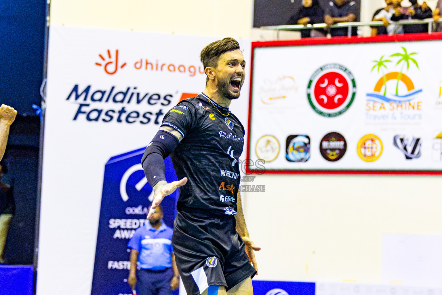 Dhivehi Sifainge Club vs Club HDC in the Final of MILO VAM Cup 2025 held in Male', Maldives on Wednesday, 2nd July 2025 at Social Center Indoor Hall Photos By: Nausham Waheed / images.mv