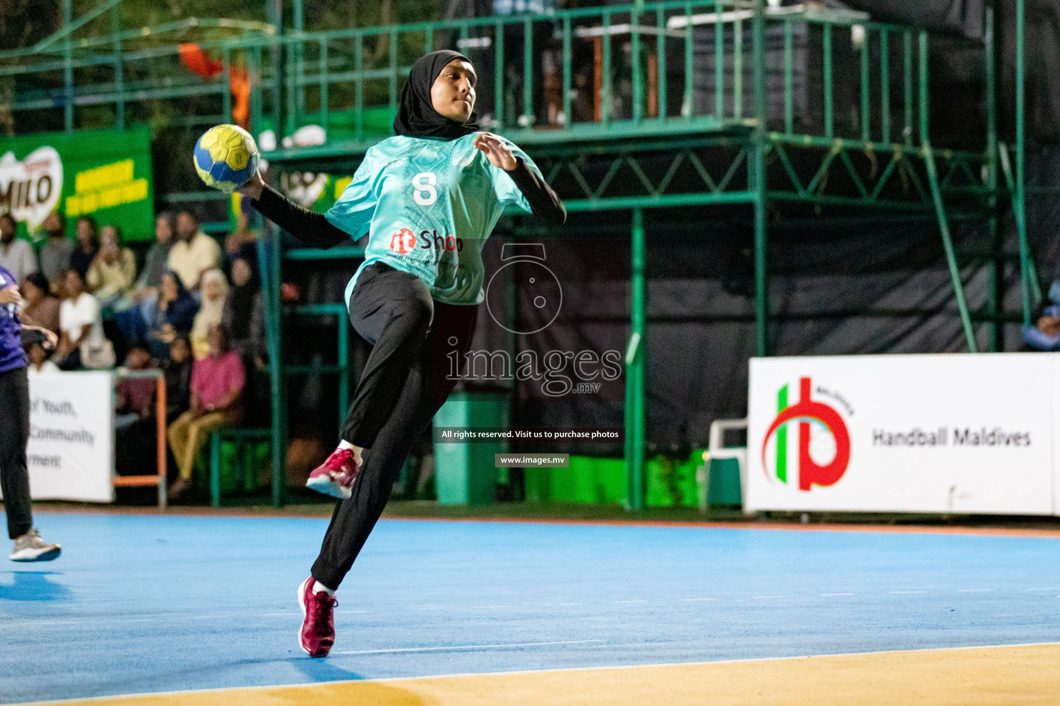 Day 8 of 7th Inter-Office/Company Handball Tournament 2023, held in Handball ground, Male', Maldives on Friday, 23rd September 2023 Photos: Hassan Simah/ Images.mv