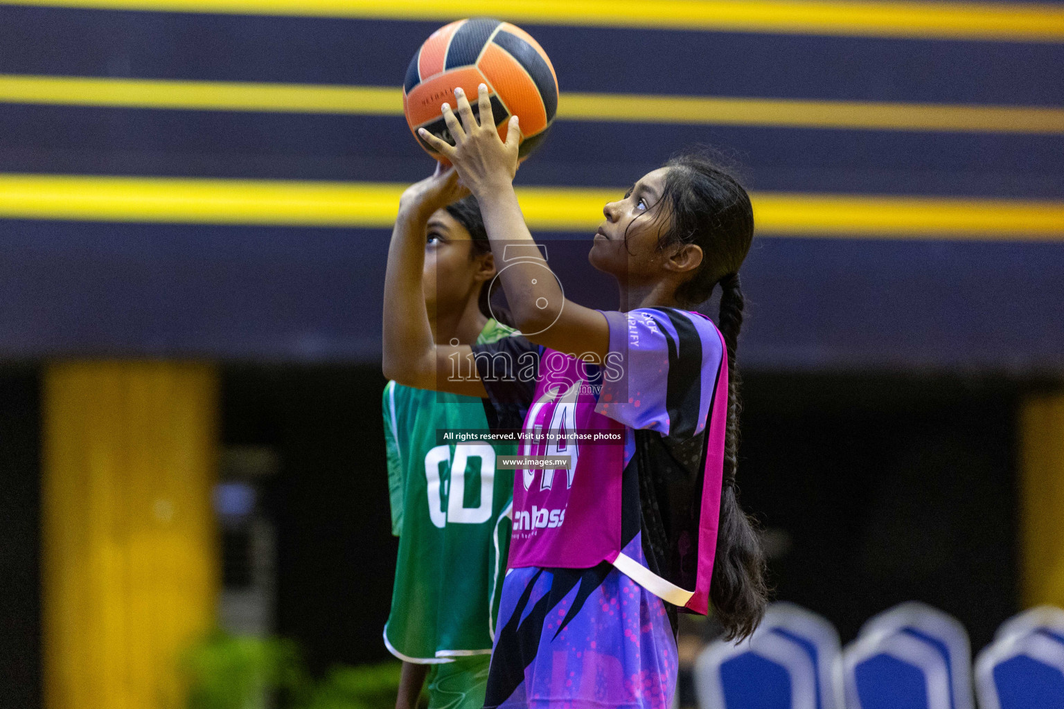 Day6 of 24th Interschool Netball Tournament 2023 was held in Social Center, Male', Maldives on 1st November 2023. Photos: Nausham Waheed / images.mv