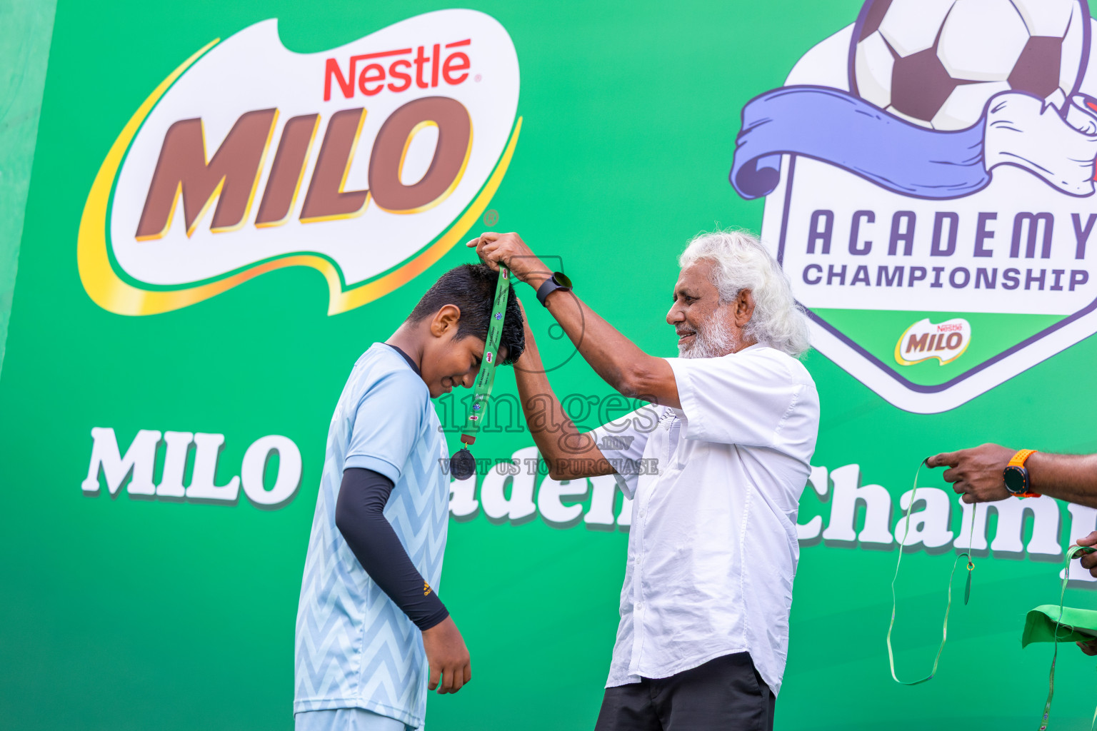 Day 3 of MILO Academy Championship 2025 (U-12) was held at Henveiru Stadium in Male', Maldives on Saturday, 3rd May 2025. Photos: Ismail Thoriq / images.mv