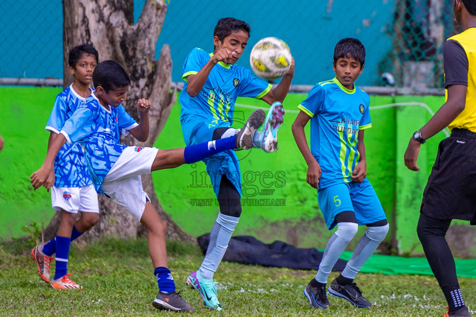 Day 1 of MILO Academy Championship 2024 - U12 was held at Henveiru Grounds in Male', Maldives on Thursday, 4th July 2024. Photos: Shuu Abdul Sattar / images.mv