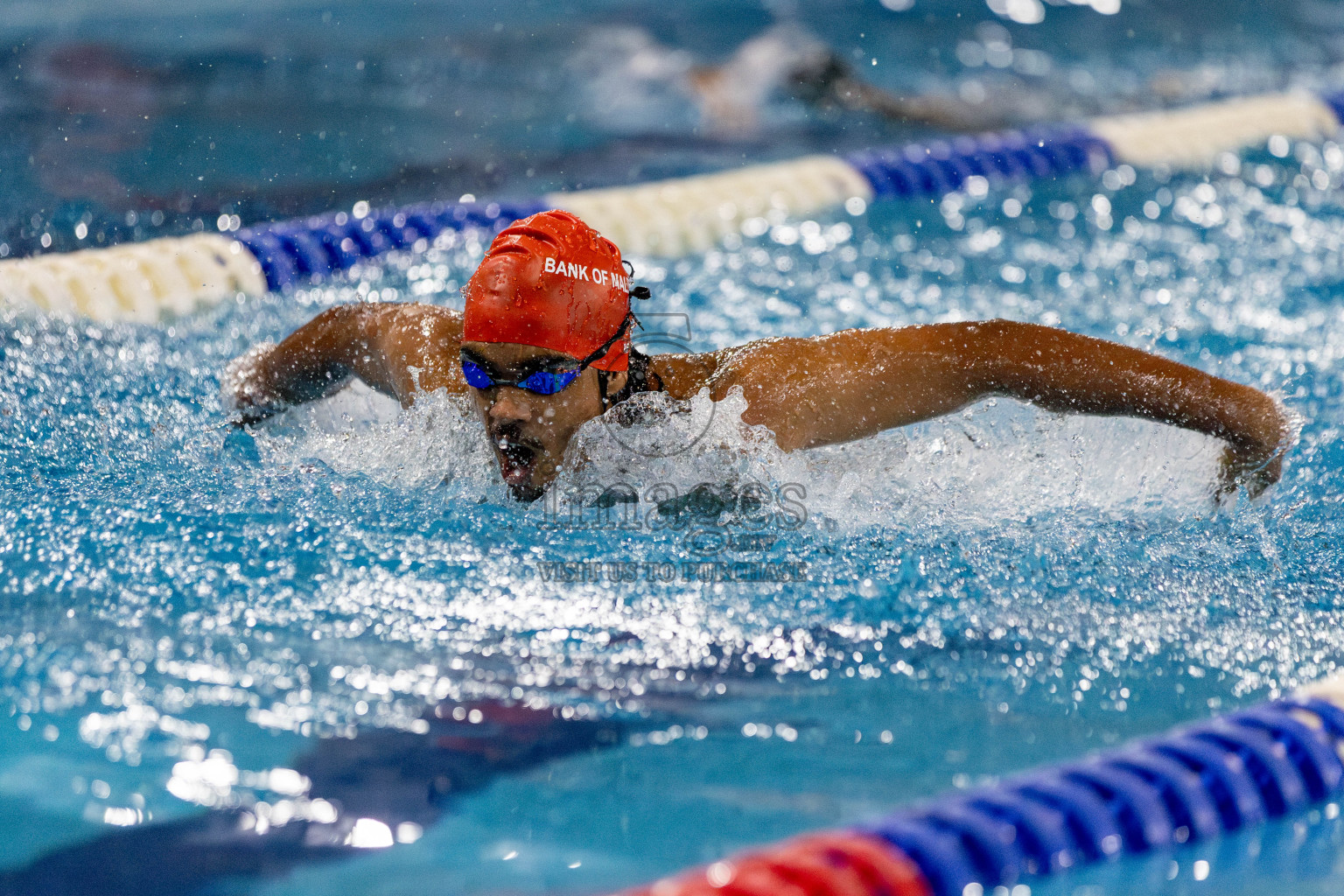 Day 2 of National Swimming Competition 2024 held in Hulhumale', Maldives on Saturday, 14th December 2024. Photos: Hassan Simah / images.mv