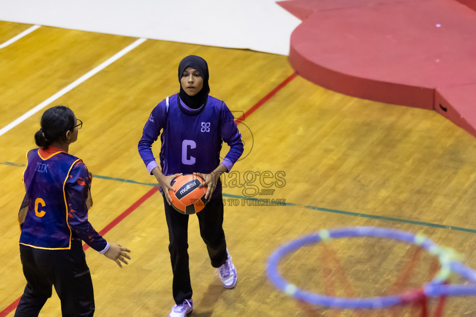 Day 11 of 25th Inter-School Netball Tournament was held in Social Center at Male', Maldives on Wednesday, 21st August 2024.